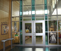 Holy Trinity Catholic School entrance 