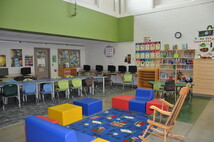 Holy Trinity Catholic School library area